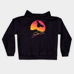 Super Coo Hawaii Pigeons Kids Hoodie